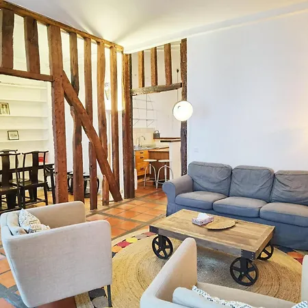 Le Marais Style With 3 Bdrs 3 Mns Republique N3-43